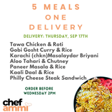 5 Meals, One Delivery THURSDAY ONLY