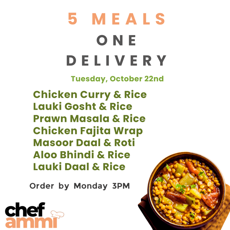 5 Meals, One Delivery