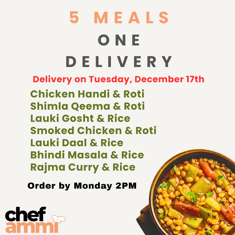 5 Meals, One Delivery